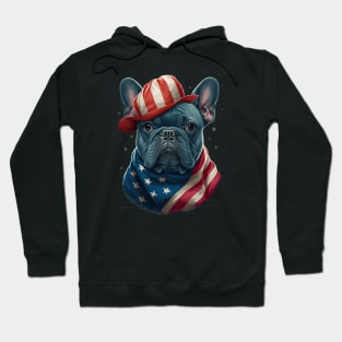 French Bulldog 4th of July Hoodie